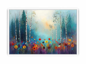 Birch Trees Canvas Painting