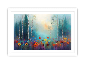 Birch Trees Canvas Painting