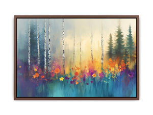Birch Trees Canvas Painting