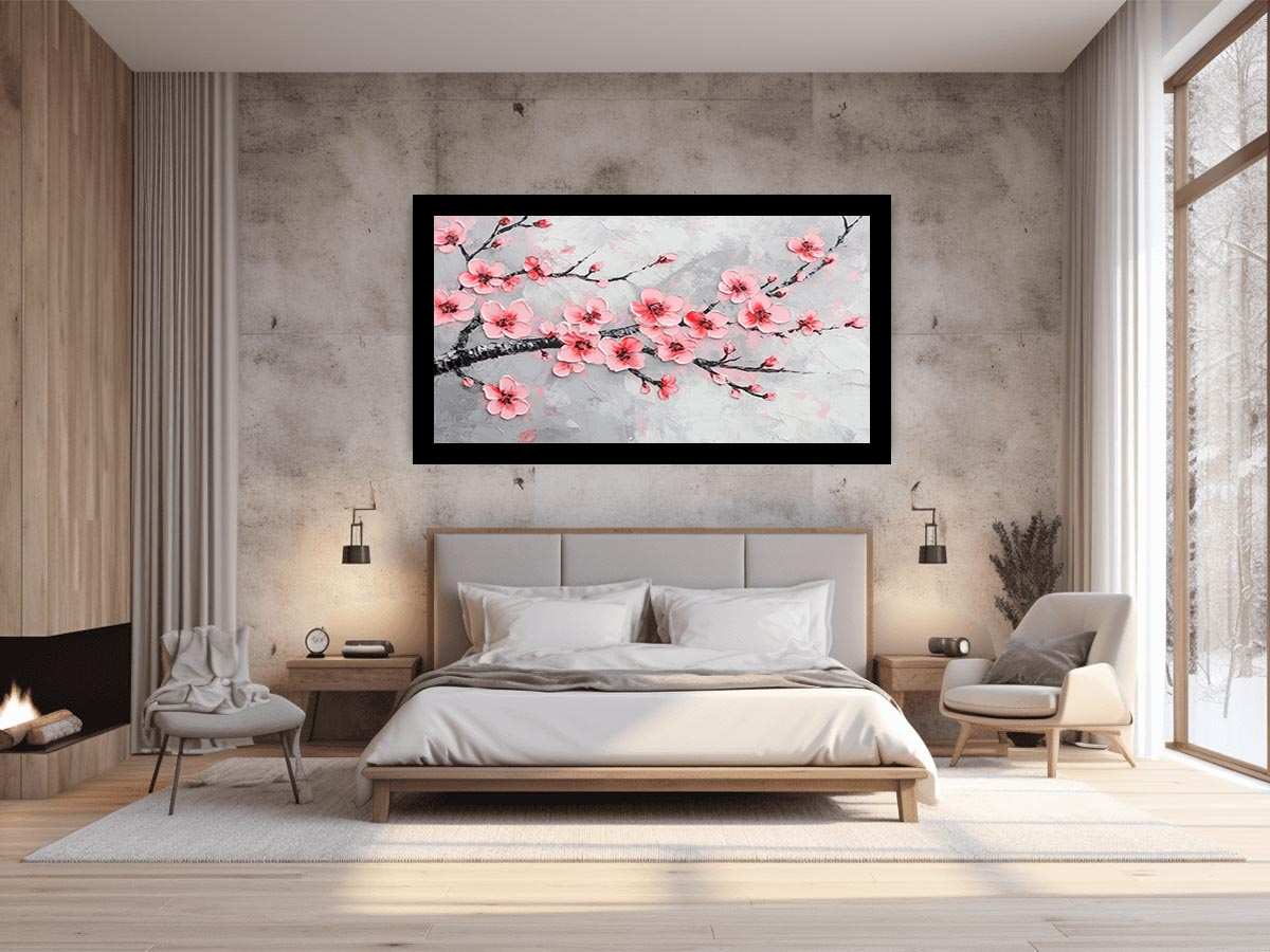Pink Blossom Painting