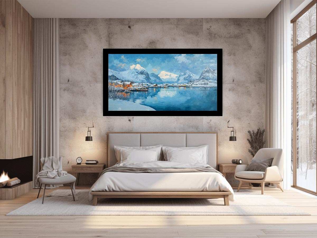 Winter Island Painting