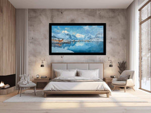 Winter Island Painting