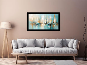 Water Parking Canvas Painting