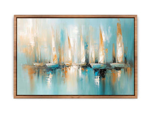 Water Parking Canvas Painting