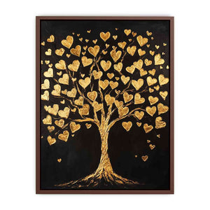 Gold Tree Canvas Painting