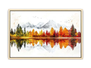 Autum Trees Canvas Painting
