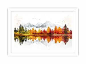 Autum Trees Canvas Painting