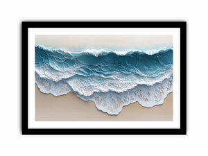Abstract Waves Canvas Painting