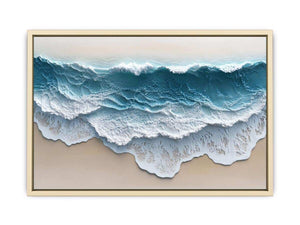 Abstract Waves Canvas Painting