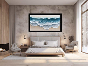 Abstract Waves Painting