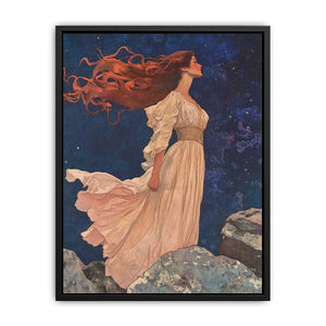 Wind Stand Canvas Painting
