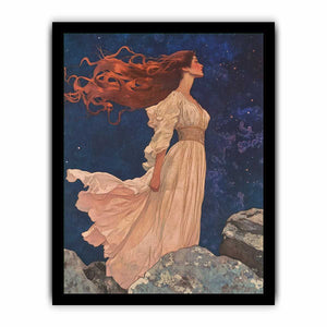 Wind Stand Canvas Painting