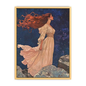 Wind Stand Canvas Painting
