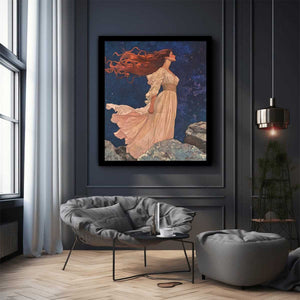 Wind Stand Canvas Painting