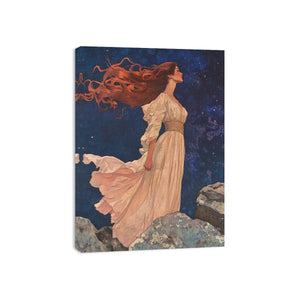 Wind Stand Canvas Painting