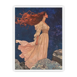 Wind Stand Canvas Painting