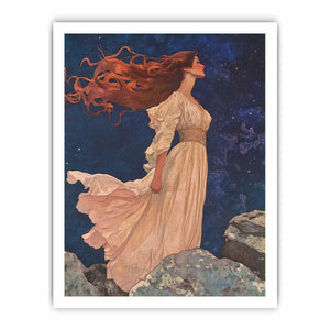 Wind Stand Canvas Painting