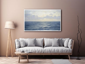 Minimalistic Horizon Canvas Painting