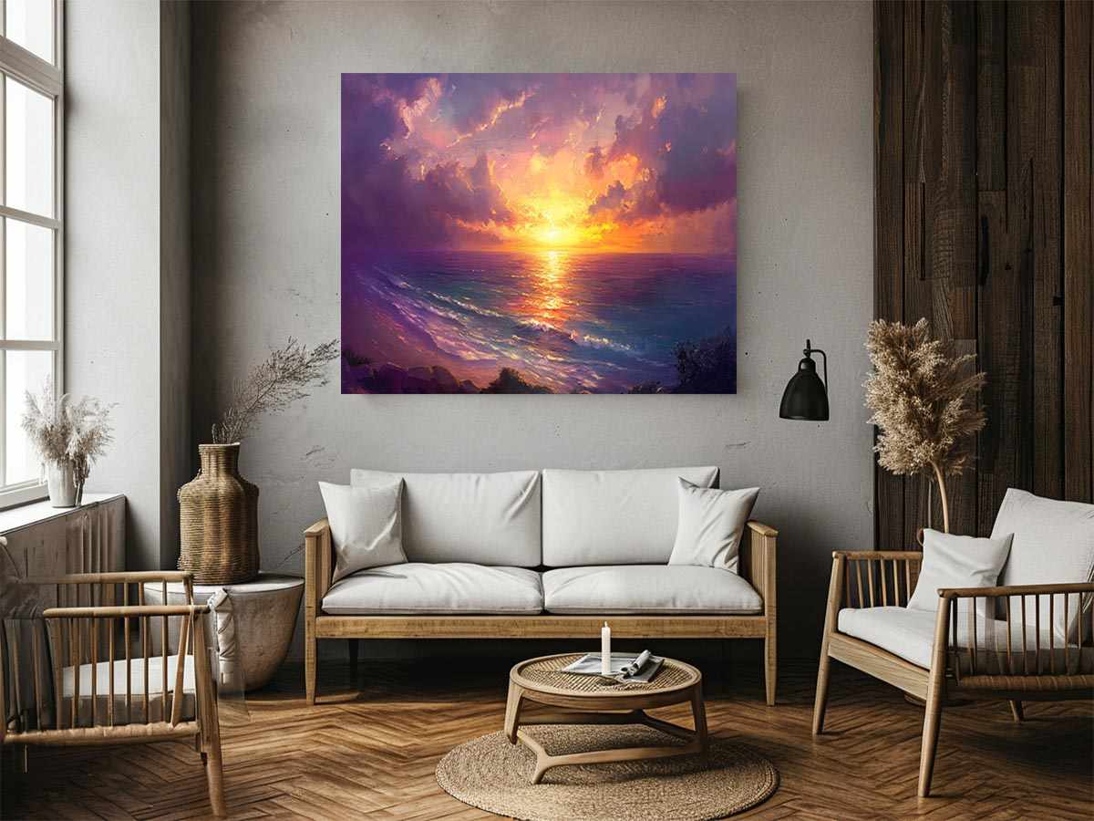 Beach Sunrise Painting