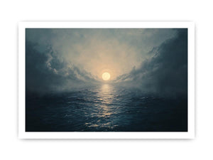 Sea Sunrise Canvas Painting