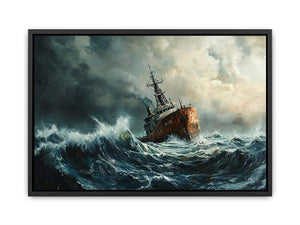 Turbulance Canvas Painting