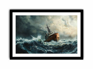 Turbulance Canvas Painting