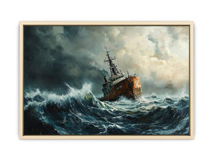 Turbulance Canvas Painting