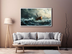 Turbulance Canvas Painting