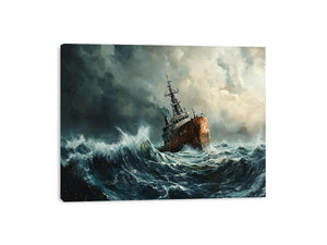 Turbulance Canvas Painting