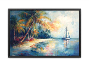 Coastal Ride Canvas Painting