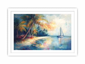 Coastal Ride Canvas Painting