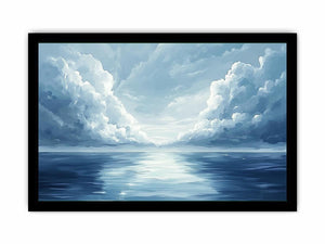 Cloudy Sea Canvas Painting