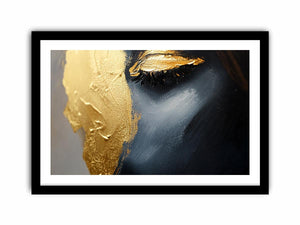 Closed Eye Canvas Painting