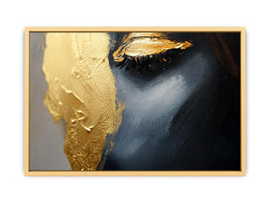 Closed Eye Canvas Painting