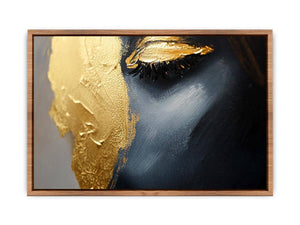 Closed Eye Canvas Painting