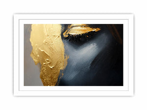 Closed Eye Canvas Painting