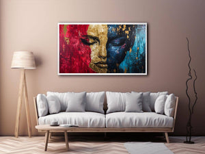 Two Faced Canvas Painting