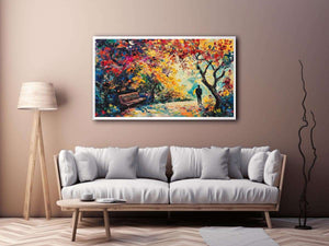 Walk In the Park Canvas Painting