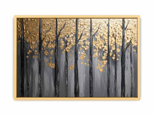 Gold Accents Canvas Painting