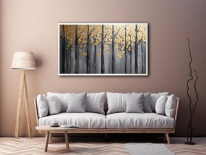Gold Accents Canvas Painting