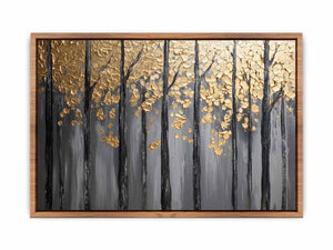 Gold Accents Canvas Painting