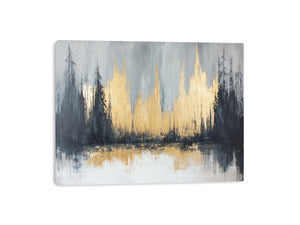 Gold Forest Canvas Painting