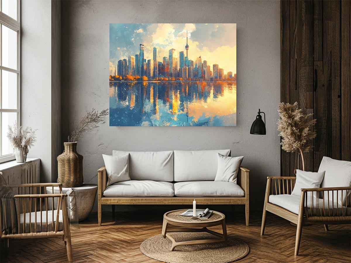 Watercolors Reflection Painting