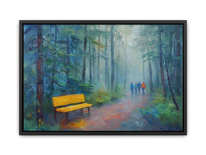 Walk In The Park II Canvas Painting