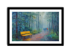 Walk In The Park II Canvas Painting