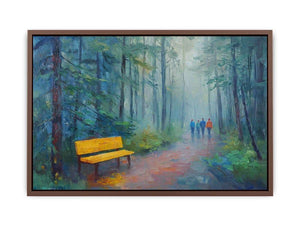 Walk In The Park II Canvas Painting