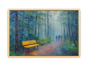 Walk In The Park II Canvas Painting