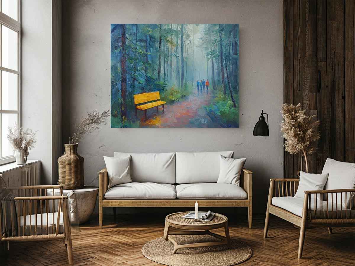 Walk In The Park II Painting