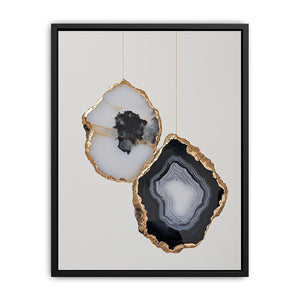 Agate Canvas Painting