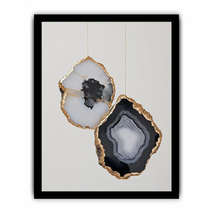 Agate Canvas Painting